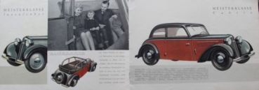 DKW Front Modellprogramm 1938 Automobilprospekt (2335)